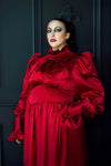 The Emma Dress - Crimson