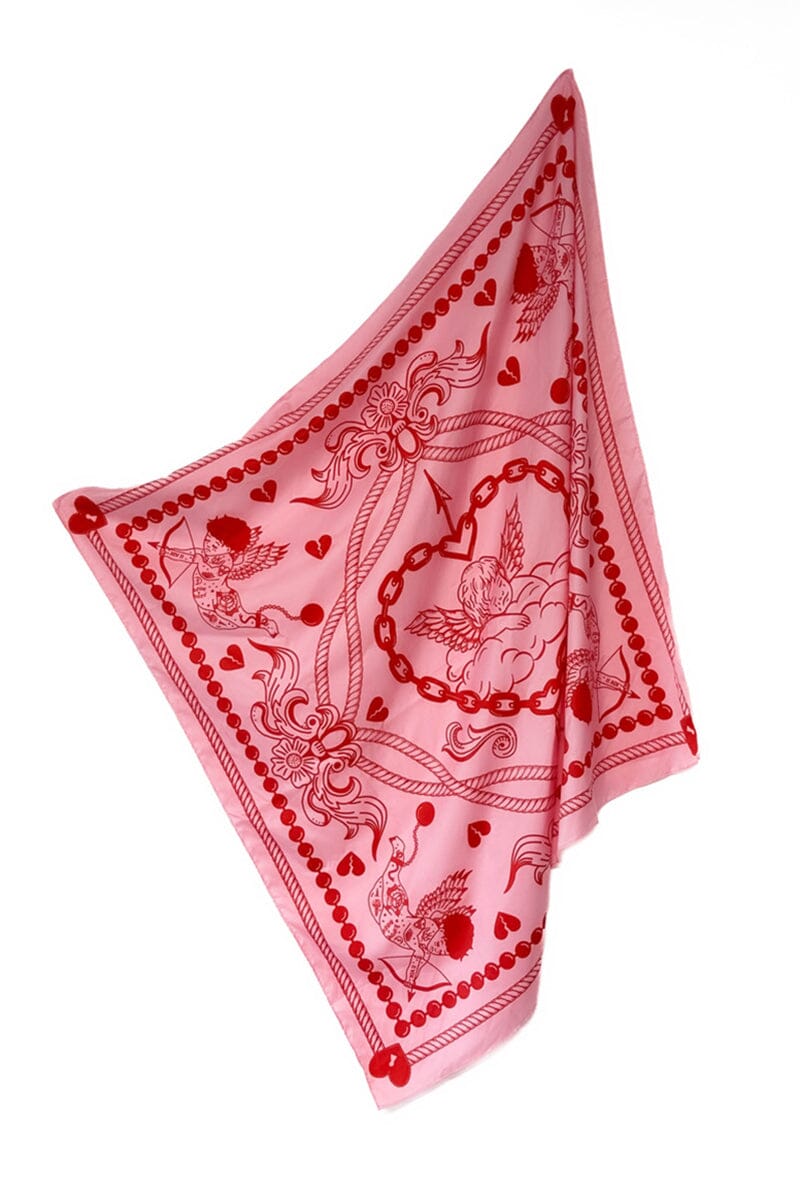 Chained Up Cupid Bandana HeadScarf Scarves Mysticum Luna 