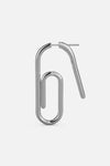Paper Clip Earring - Silver Earrings STUDIOCULT 
