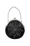 Spiderweb Convertible Clasp Handbag Bags Ectogasm Black 