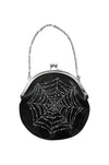 Spiderweb Convertible Clasp Handbag Bags Ectogasm Black 