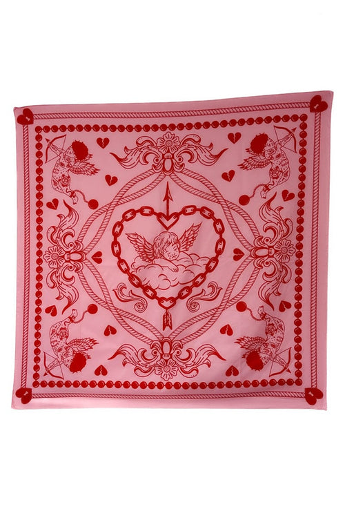 Chained Up Cupid Bandana HeadScarf Scarves Mysticum Luna 
