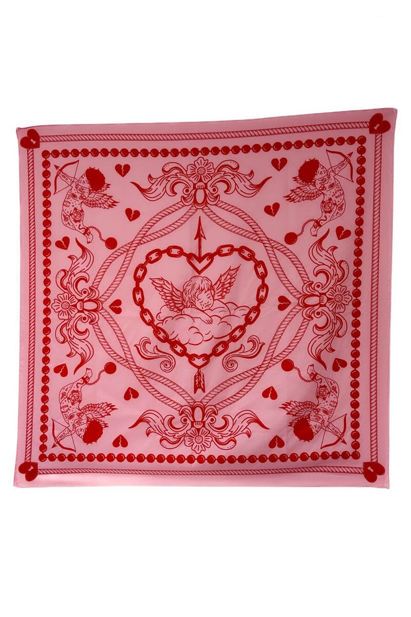 Chained Up Cupid Bandana HeadScarf Scarves Mysticum Luna 