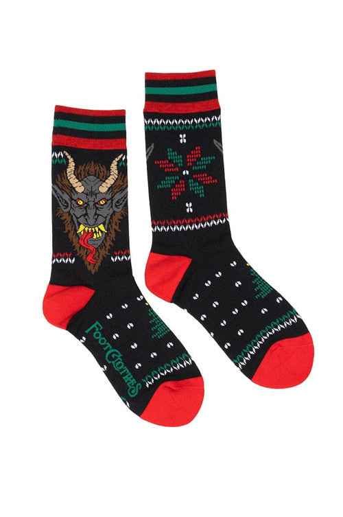 Krampus Sweater Crew Socks Socks FootClothes LLC 
