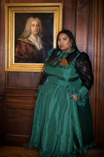 The Ophelia - Emerald Green Long Dresses Blackwood Castle 
