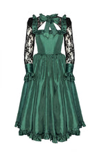 The Ophelia - Emerald Green Long Dresses Blackwood Castle 