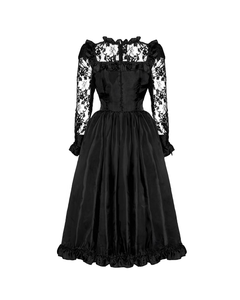 The Ophelia - Black Long Dresses Blackwood Castle 
