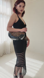 Roxanne Leopard Shoulder Bag