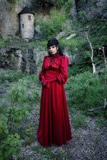 The Emma Dress - Crimson Long Dresses Blackwood Castle 