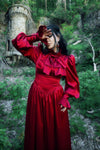 The Emma Dress - Crimson