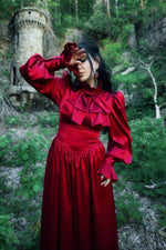 The Emma Dress - Crimson Long Dresses Blackwood Castle 