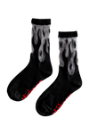 Sheer Flame Socks