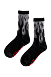 Sheer Flame Socks Socks Ectogasm 