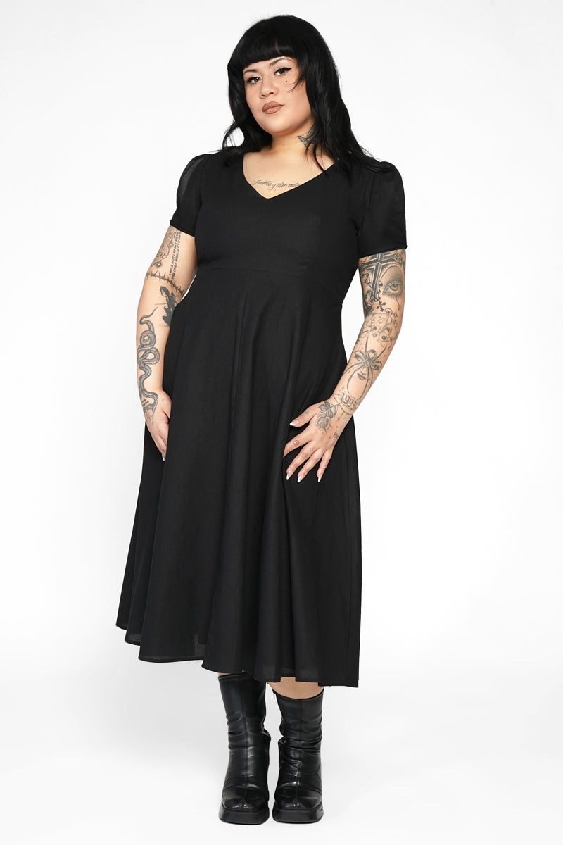 Darya Linen Dress