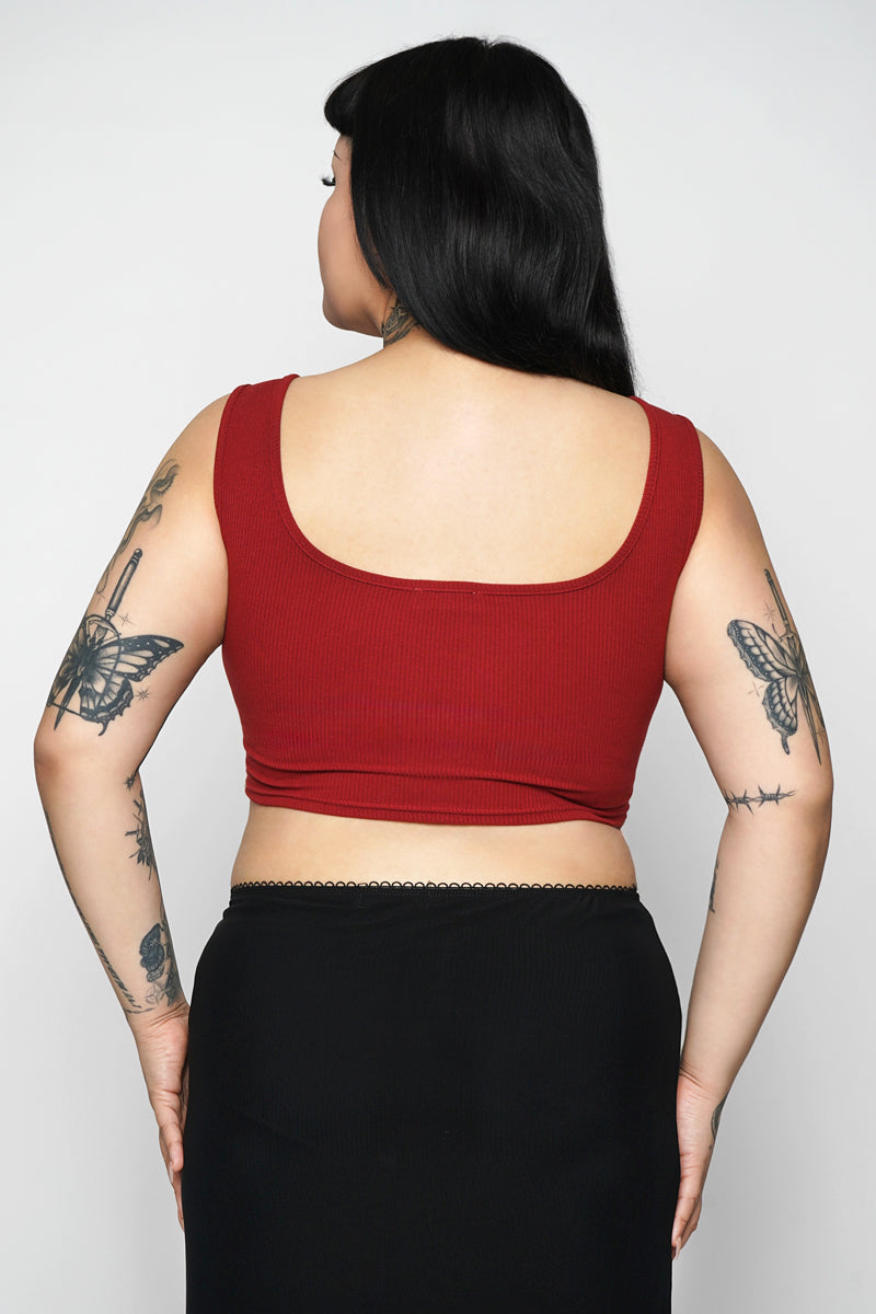 Sullen Lace Up Tank
