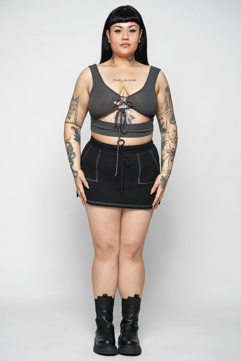 Sullen Lace Up Tank