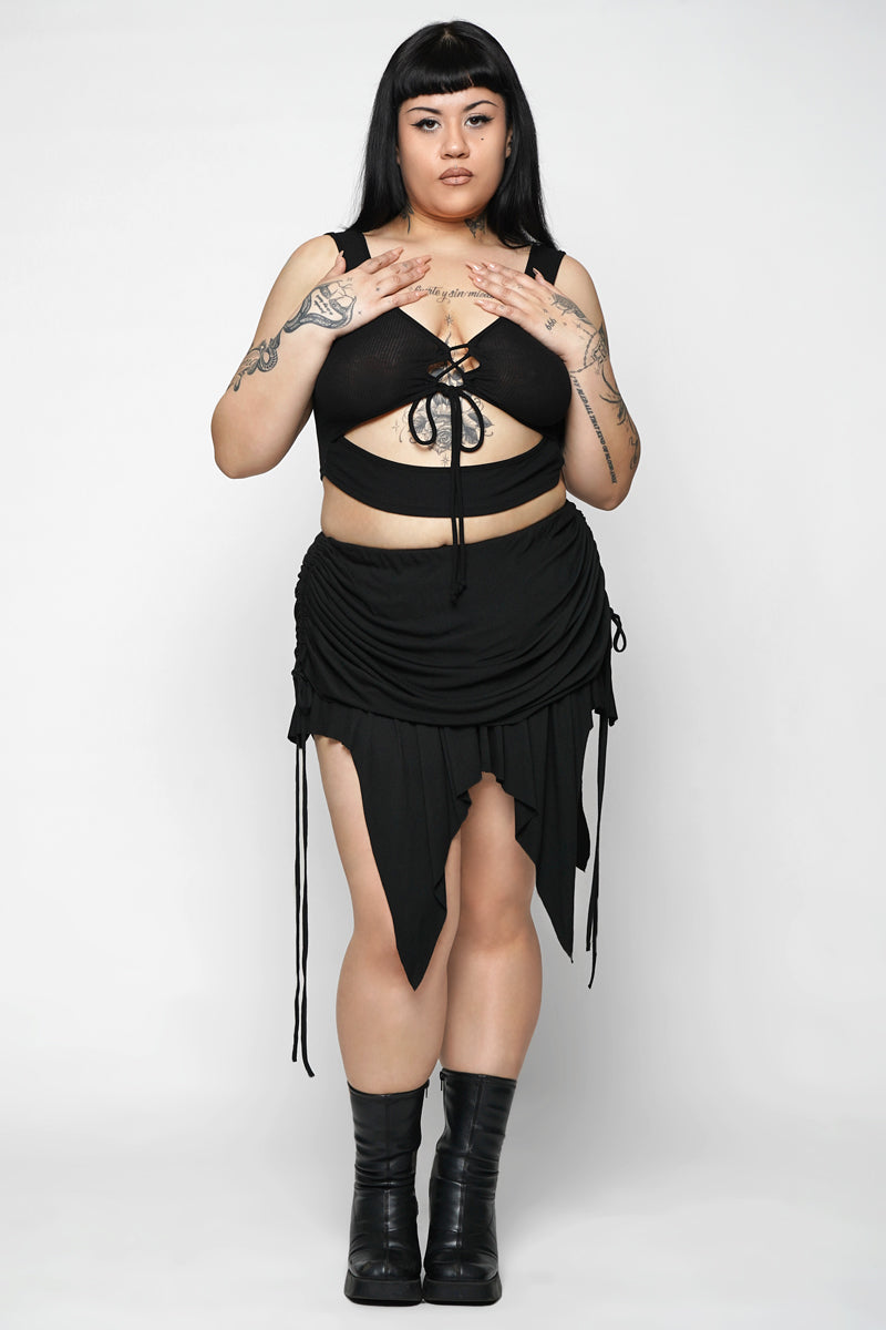 Sullen Lace Up Tank