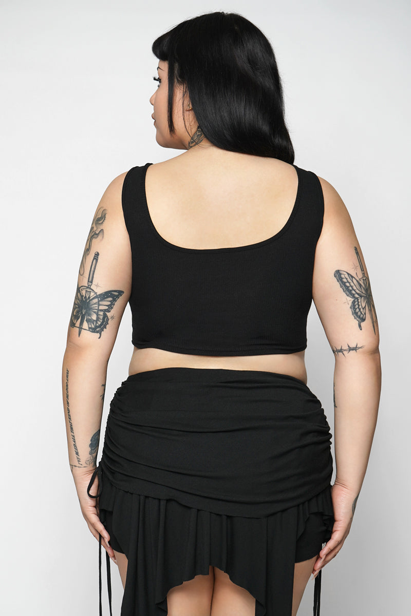 Sullen Lace Up Tank