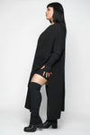 Melica Slip-Proof Rib Thigh Highs