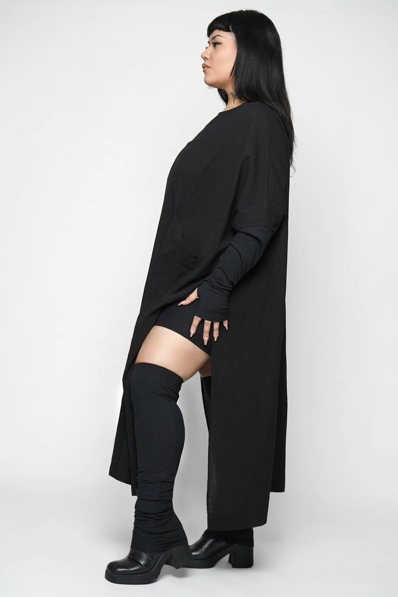 Melica Slip-Proof Rib Thigh Highs