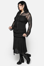 Karli Mesh Longsleeve Set