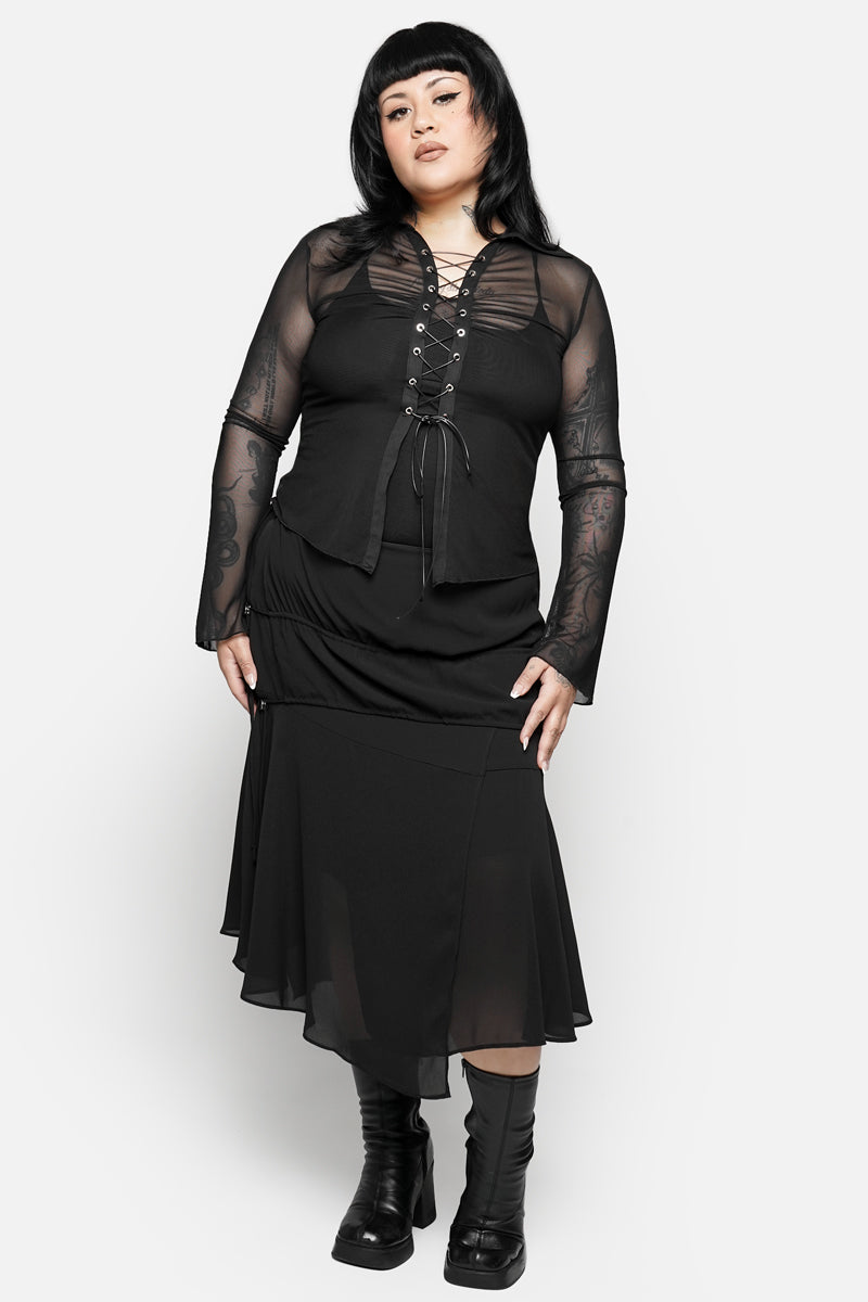 Karli Mesh Longsleeve Set