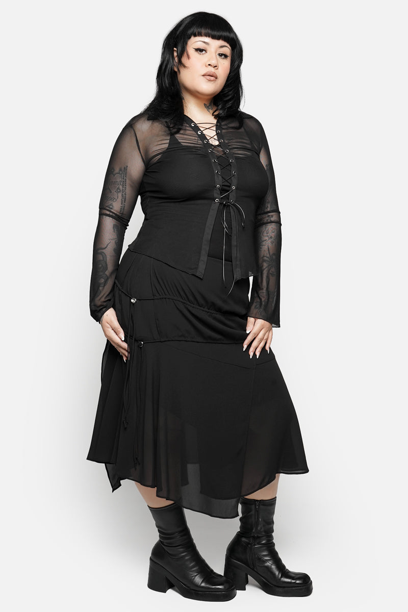 Karli Mesh Longsleeve Set