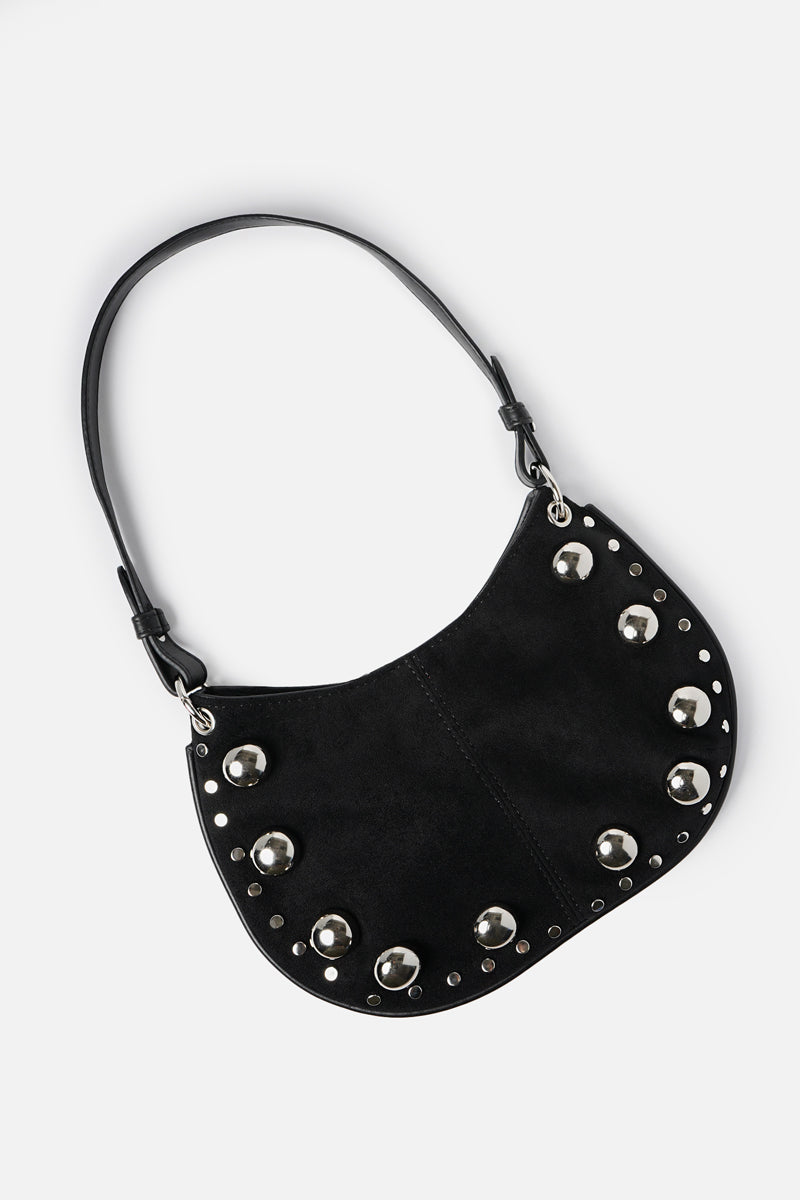 Fay Suede Shoulder and Chain Bag