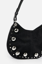 Fay Suede Shoulder and Chain Bag
