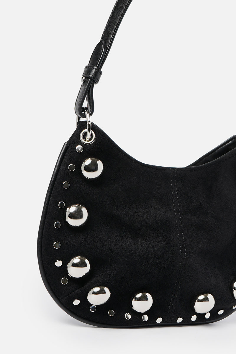 Fay Suede Shoulder and Chain Bag
