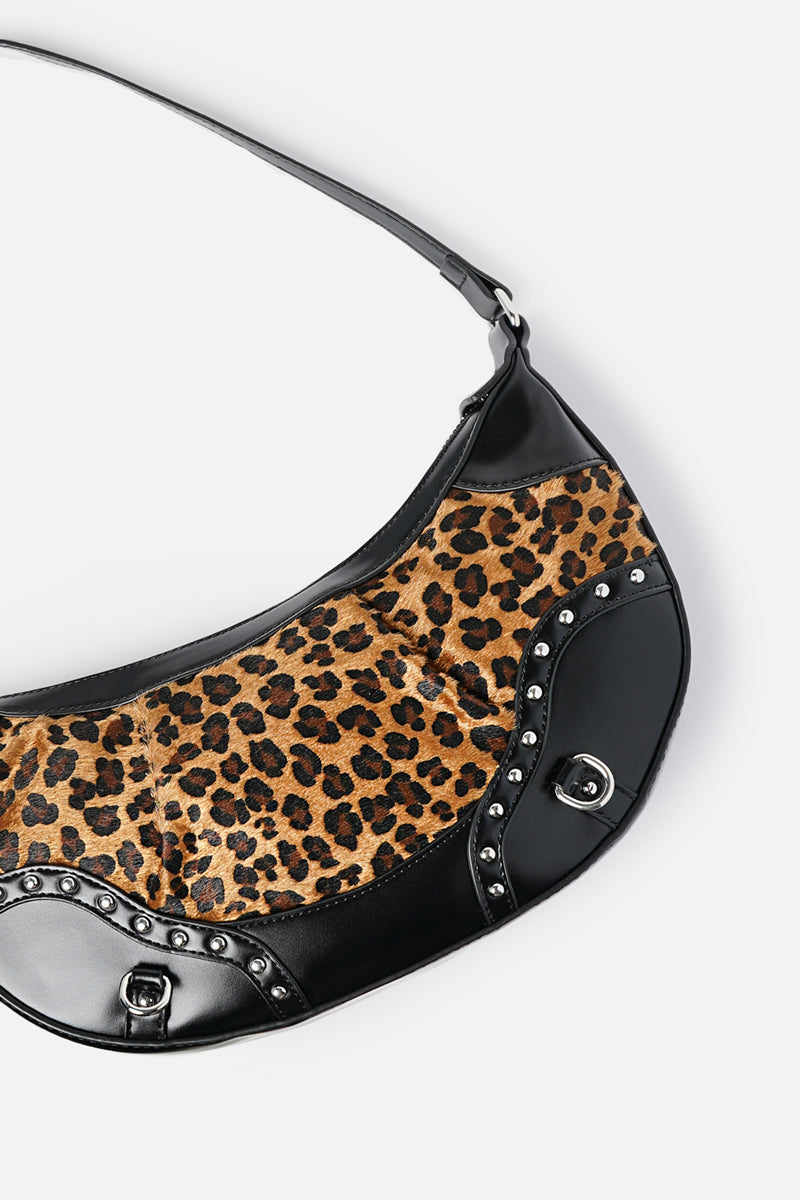 Roxanne Leopard Shoulder Bag
