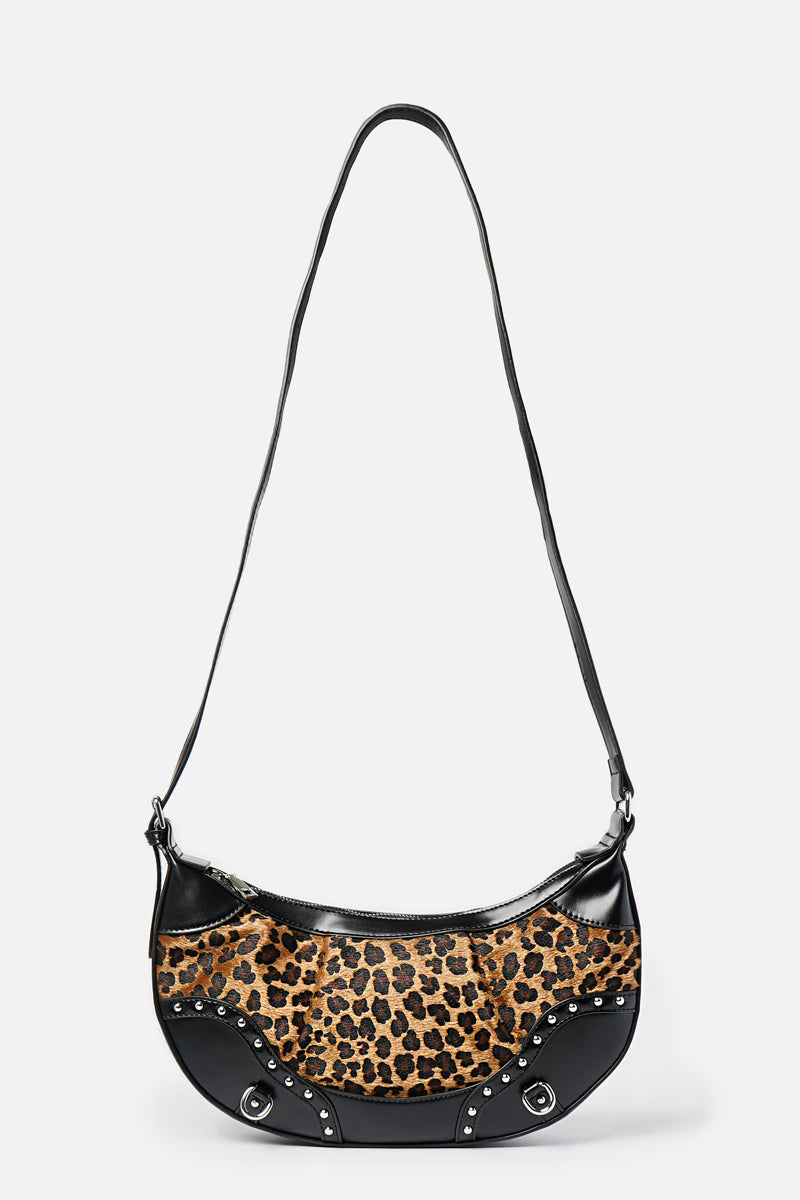 Roxanne Leopard Shoulder Bag