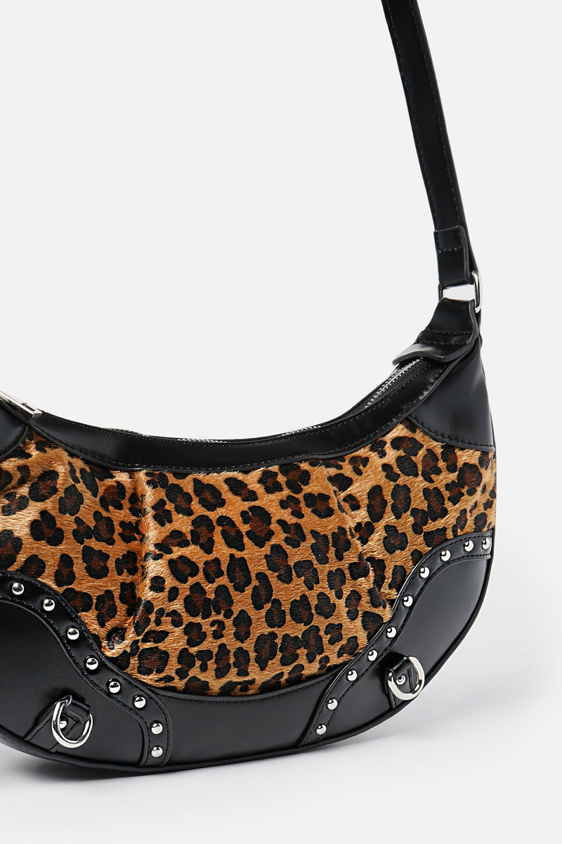 Roxanne Leopard Shoulder Bag