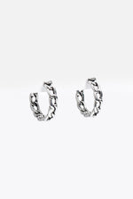 Locke Chain Hoop Earrings | Stainless Steel Earrings NOCTEX 
