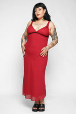 Sylvie Slip Dress - Limited Edition Crimson