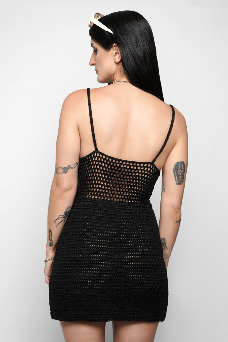 Chloe Open Knit Dress