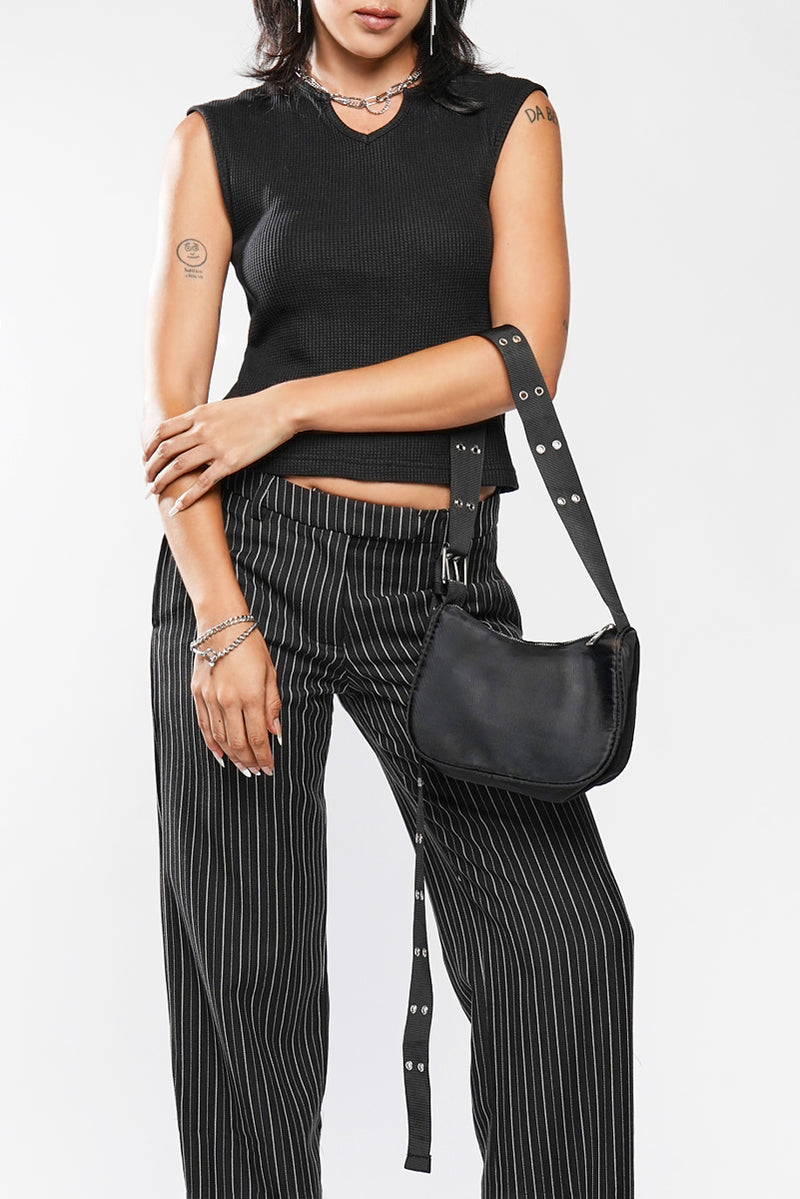 Jenny Eyelet Strap Purse