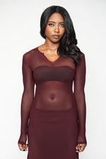 Sadie Mesh Longsleeve - Limited Edition Rosette