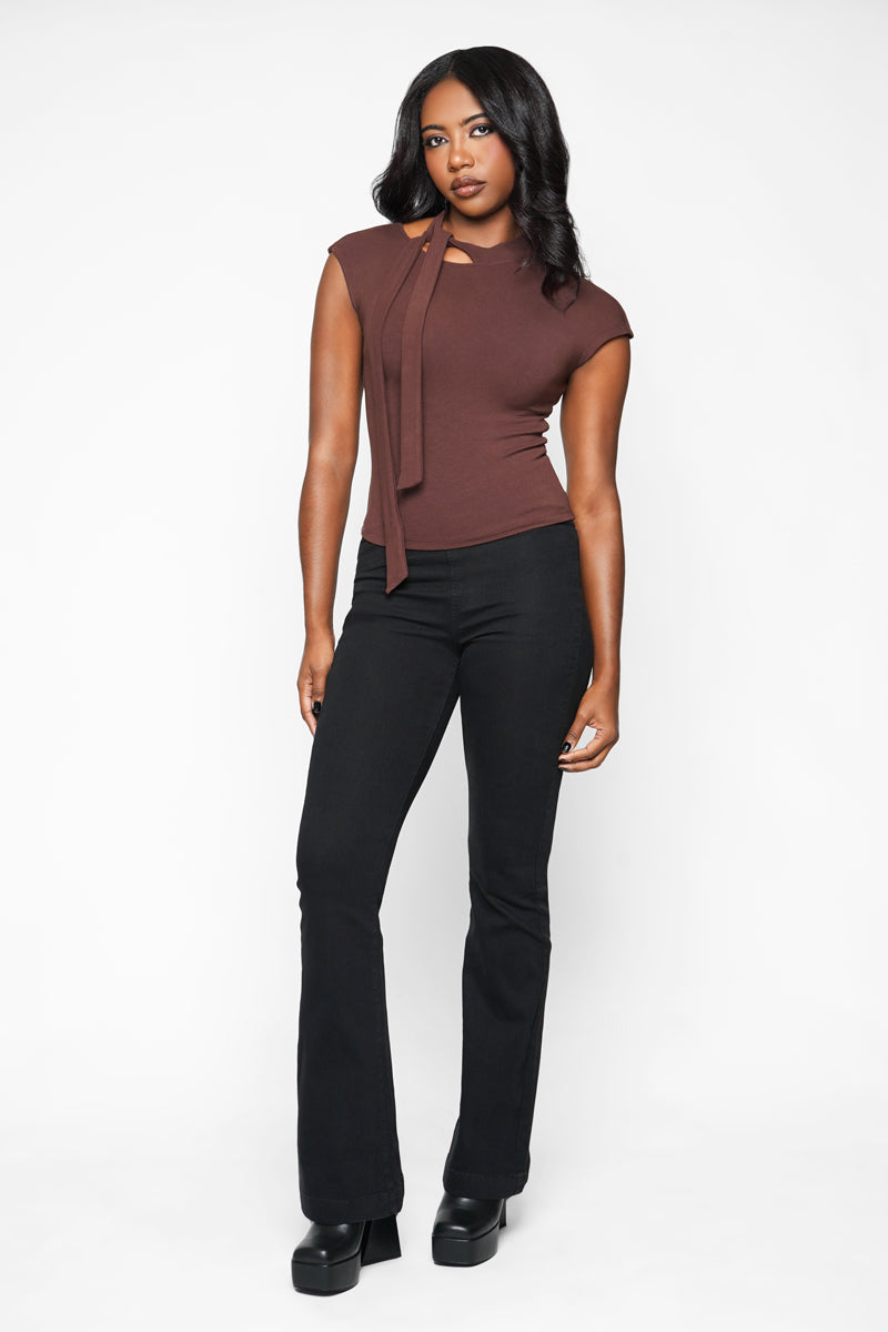 Beta Knit Scarf Top