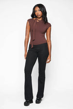 Beta Knit Scarf Top