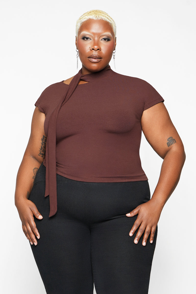 Beta Knit Scarf Top