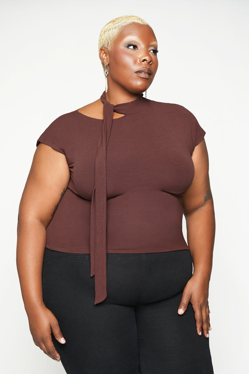 Beta Knit Scarf Top