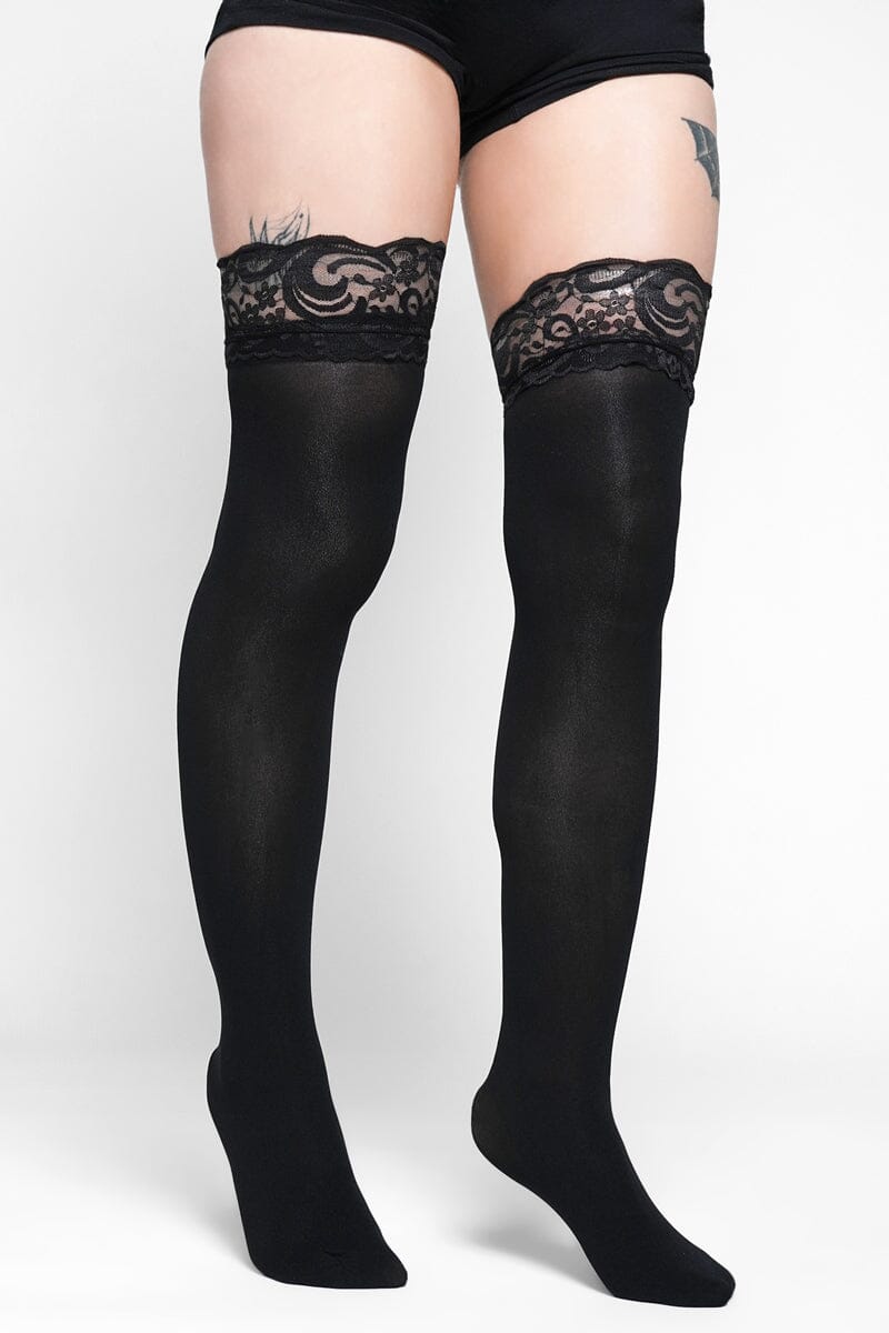 Kathleen -Slip Proof Thigh High Stockings | Shop Socks and Hosiery on Noctex Kathleen -Slip Proof Thigh High Stockings | Shop Socks and Hosiery on Noctex