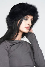 Sasha Fluffy Beanie Hats NOCTEX Black [restock ships Mar 6] 