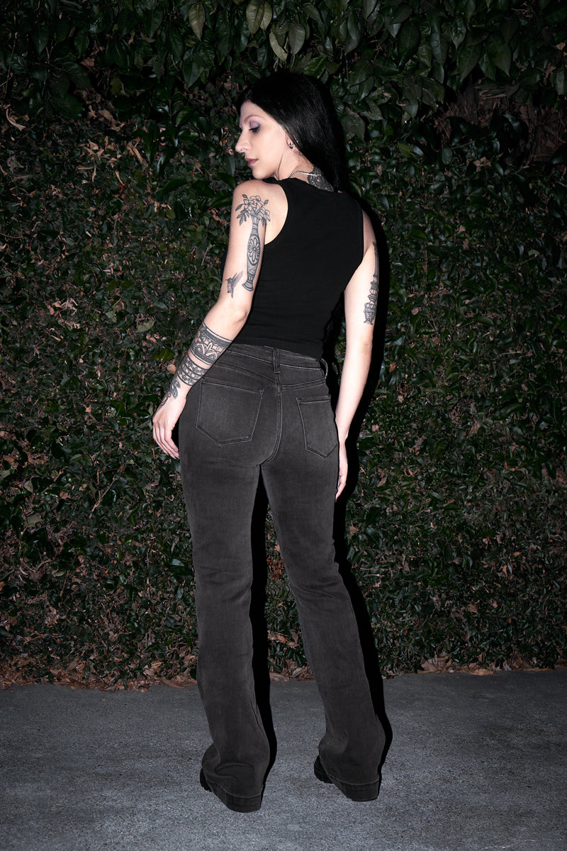Regenerate High Rise Flare Jeans