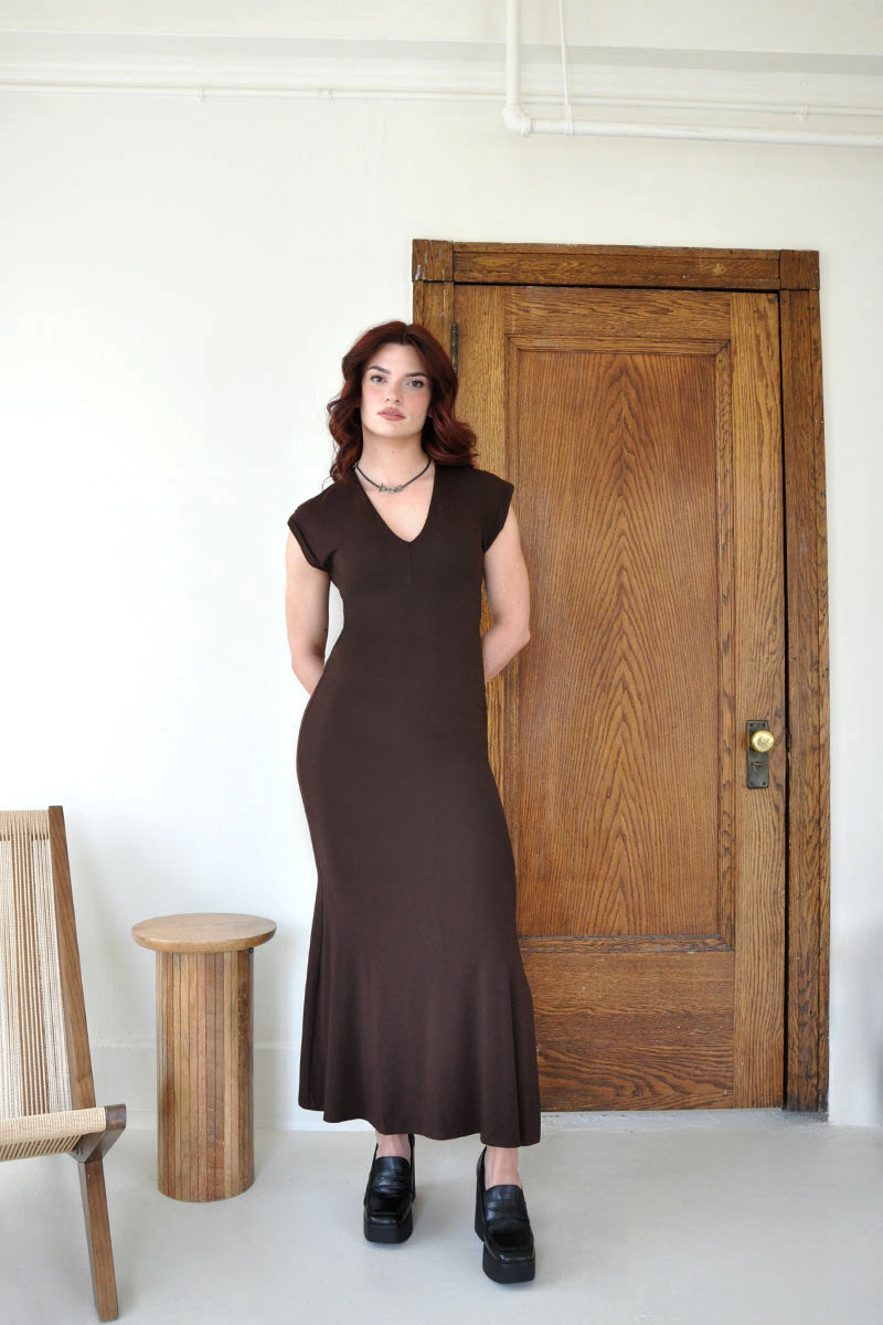 Dakota Plunge Maxi Dress