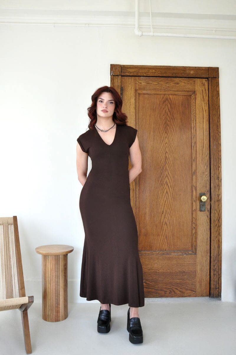 Dakota Plunge Maxi Dress