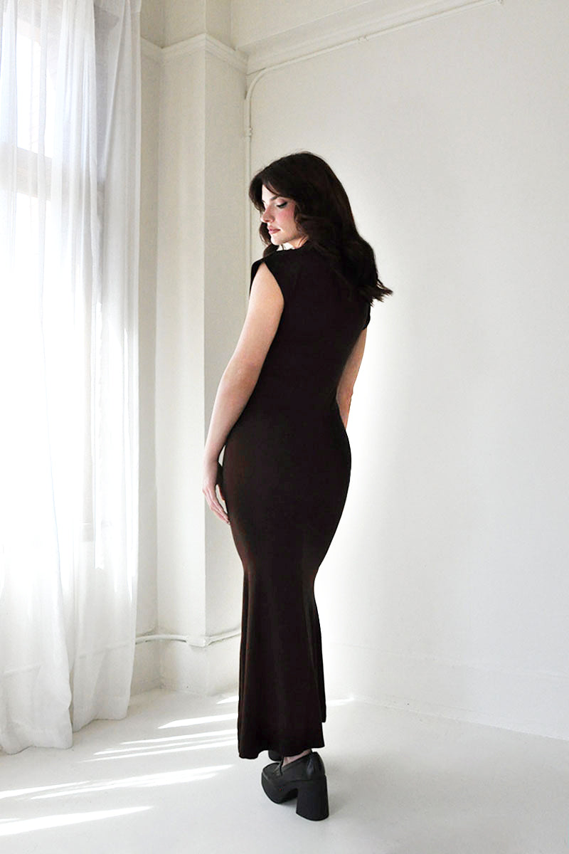 Dakota Plunge Maxi Dress