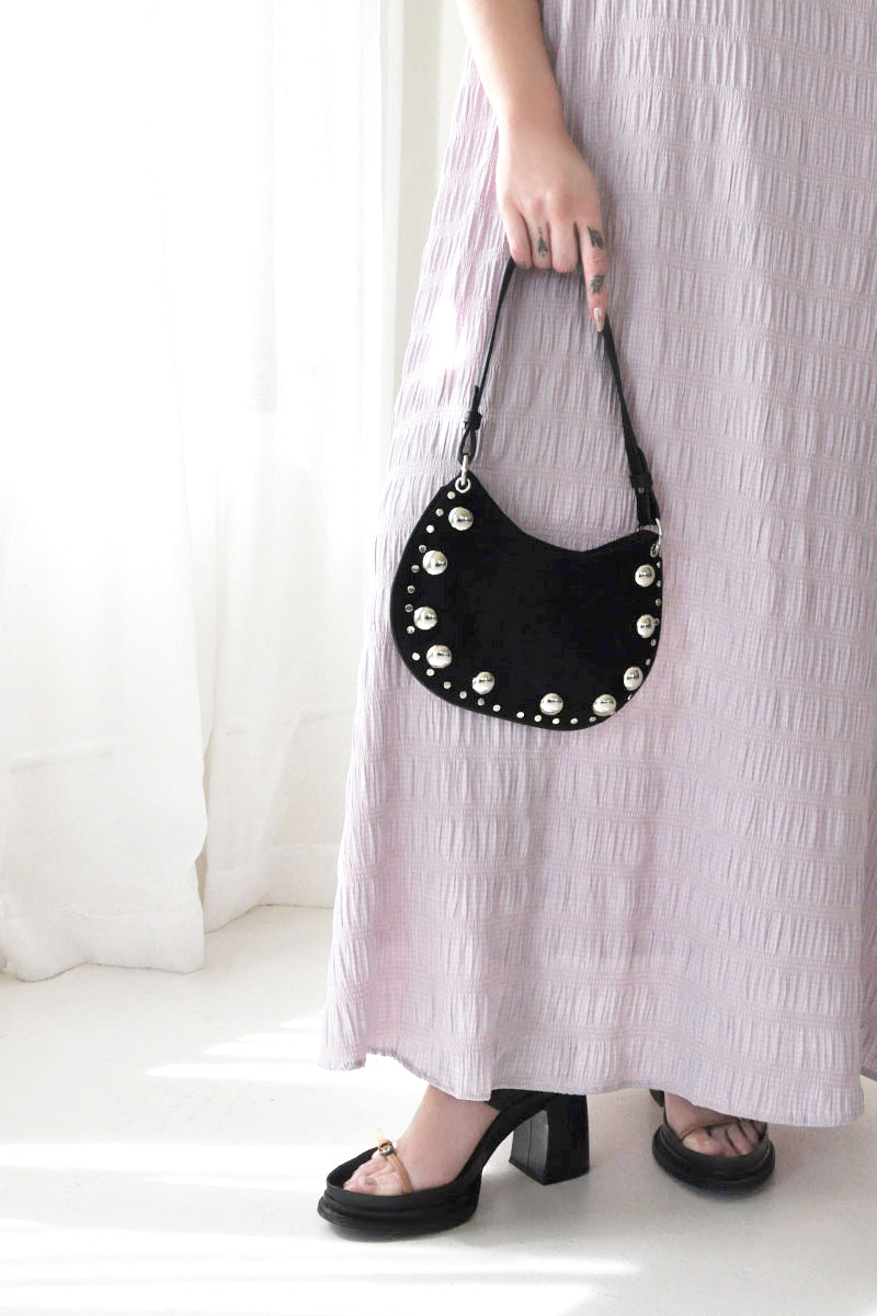 Fay Suede Shoulder and Chain Bag