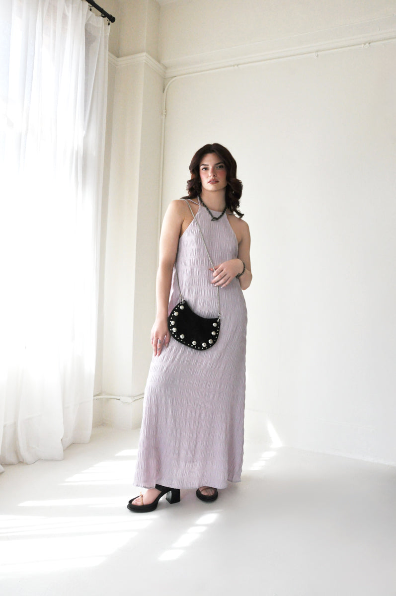 Fay Suede Shoulder and Chain Bag